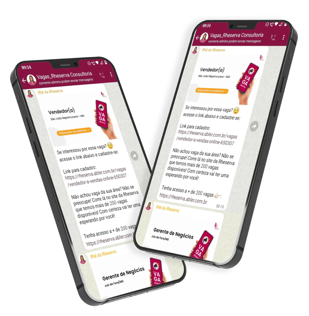 Portal do Candidato Whatsapp Rheserva